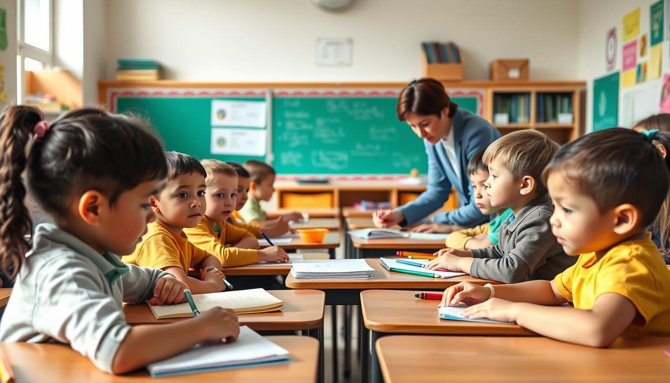 Student using learning strategies while studying